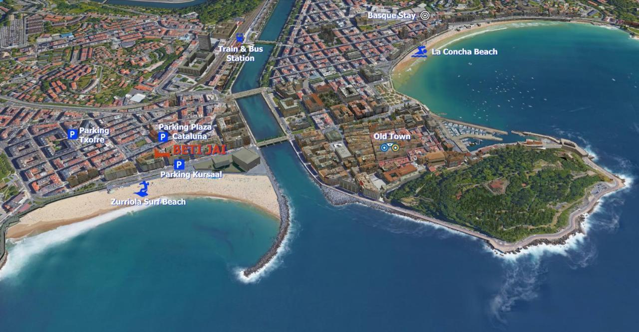Betijai - Basque Stay Σαν Σεμπαστιάν Εξωτερικό φωτογραφία